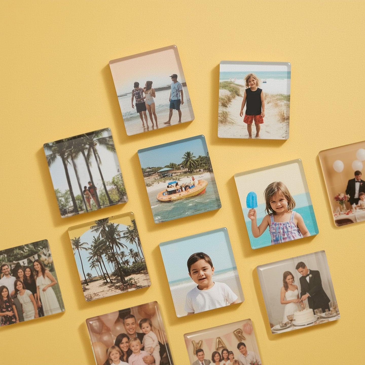 12 Photo Magnet Collection (2x2 inch)